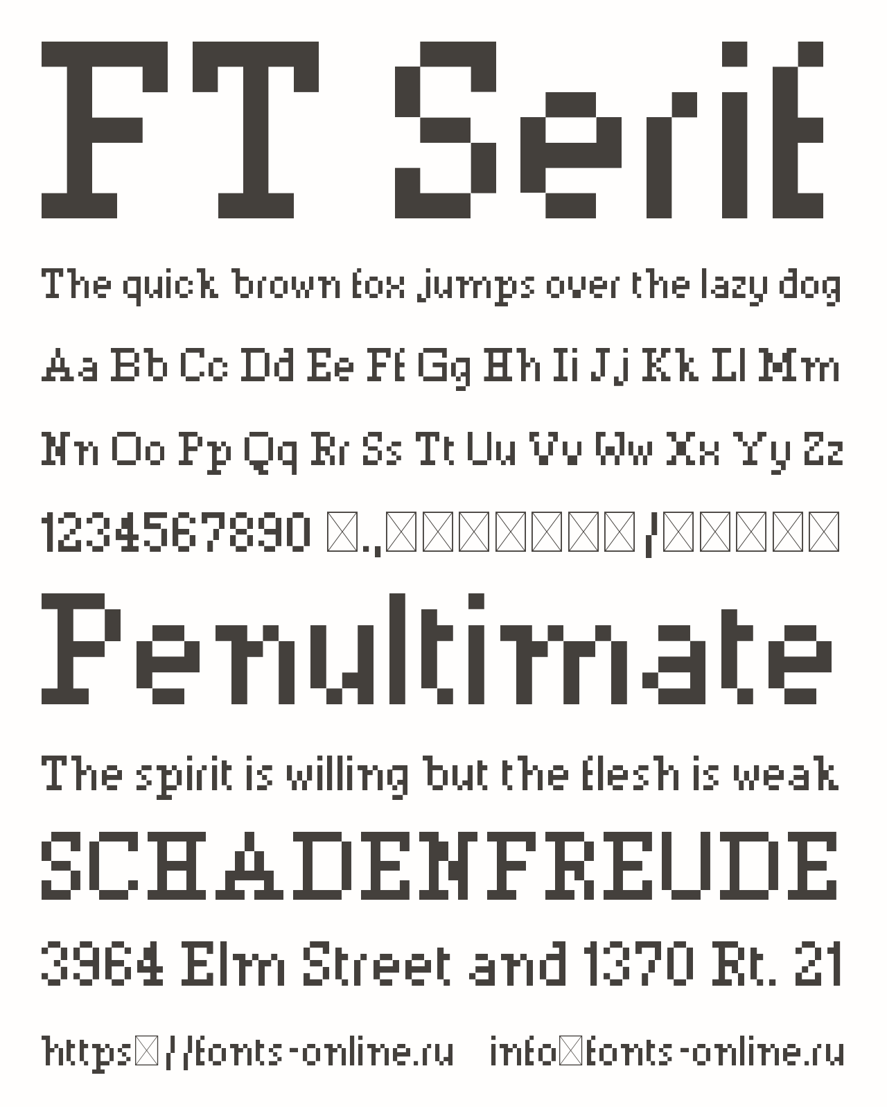 FT Serif Free Font Download